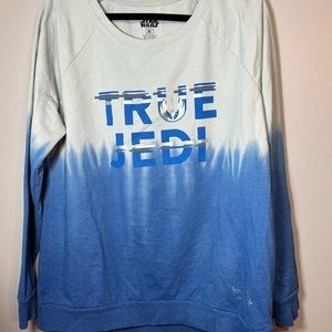 Disney Parks Woman's XL TRUE JEDI -STAR WARS long sleeve shirt